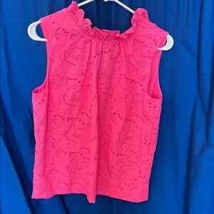 Lilly Pulitzer Pink eyelet top